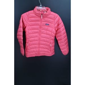 Patagonia Girls Down Puffer COAT Jacket Size XL (14) RANGE PINK NWT